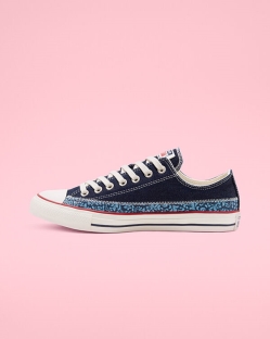 Converse Floral Chuck Taylor All Star Női Rövidszárú Kék/Sötétkék | FIVSZRQ-HU